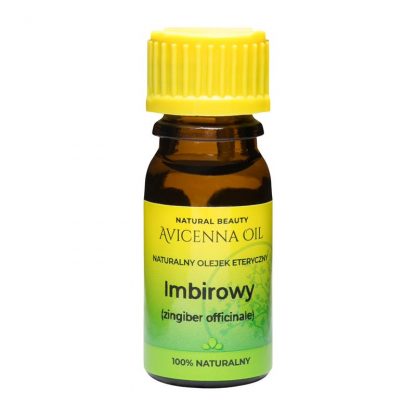 100% naturalny olejek eteryczny aromaterapia avicenna oil imbir imbirowy rozgrzewajacy antyseptyczny przeciwzapalny cellulit kaszel katar