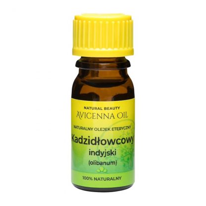 100% naturalny olejek eteryczny aromaterapia avicenna oil kadzidlowiec kadzidlowcowy indyjski podraznienia cera dojrzala